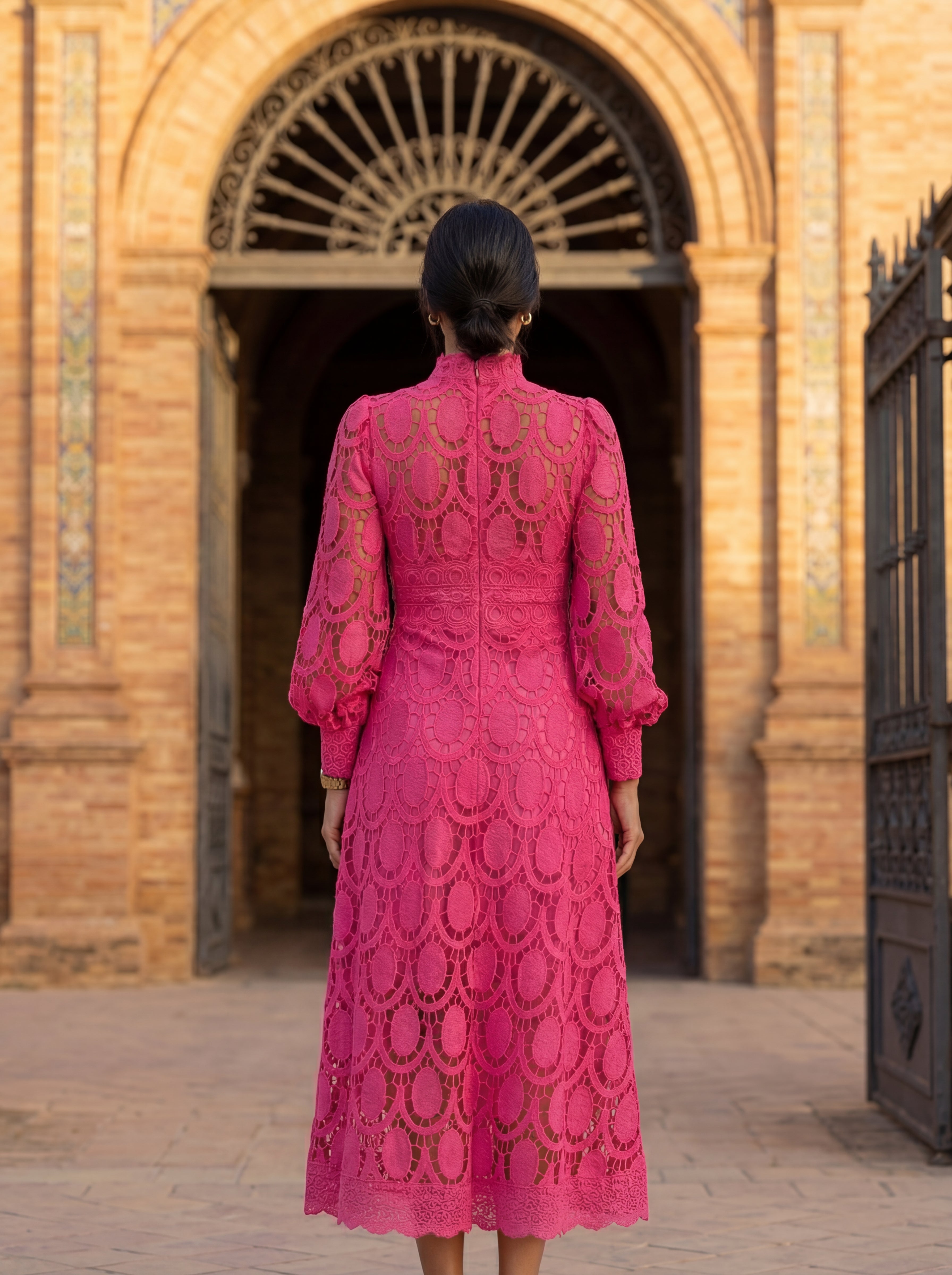 Carmona Elegant Silk Dress