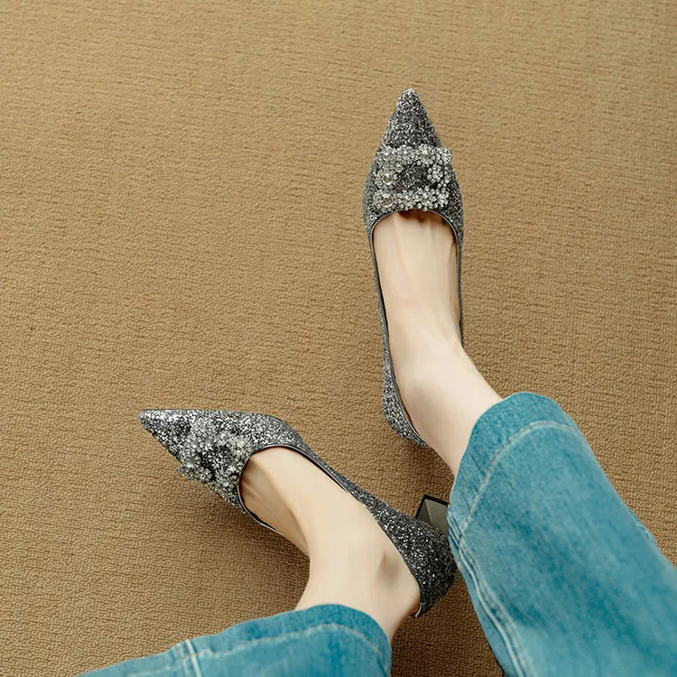 Glitter Pumps