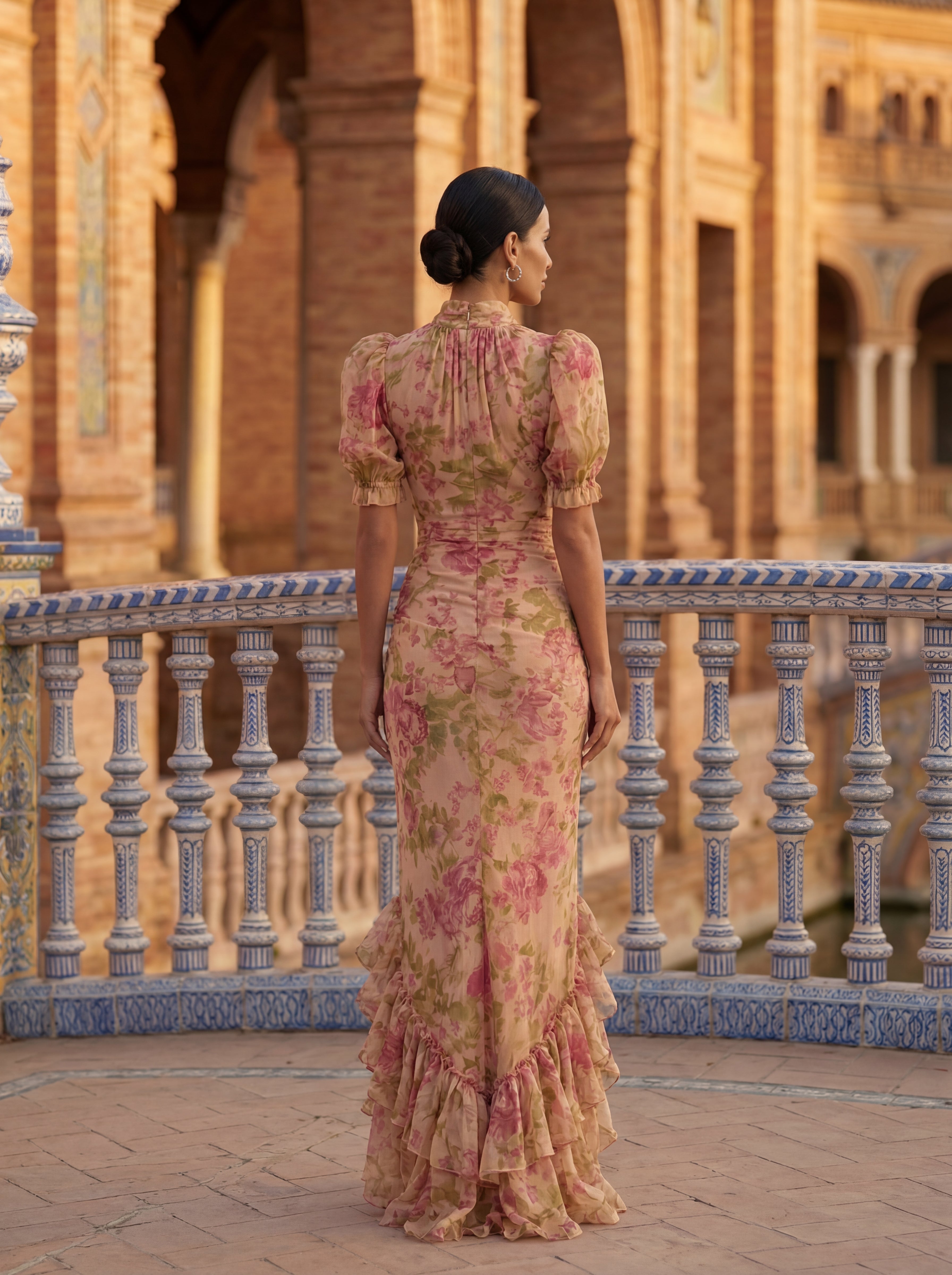 Rosario Elegant Silk Dress