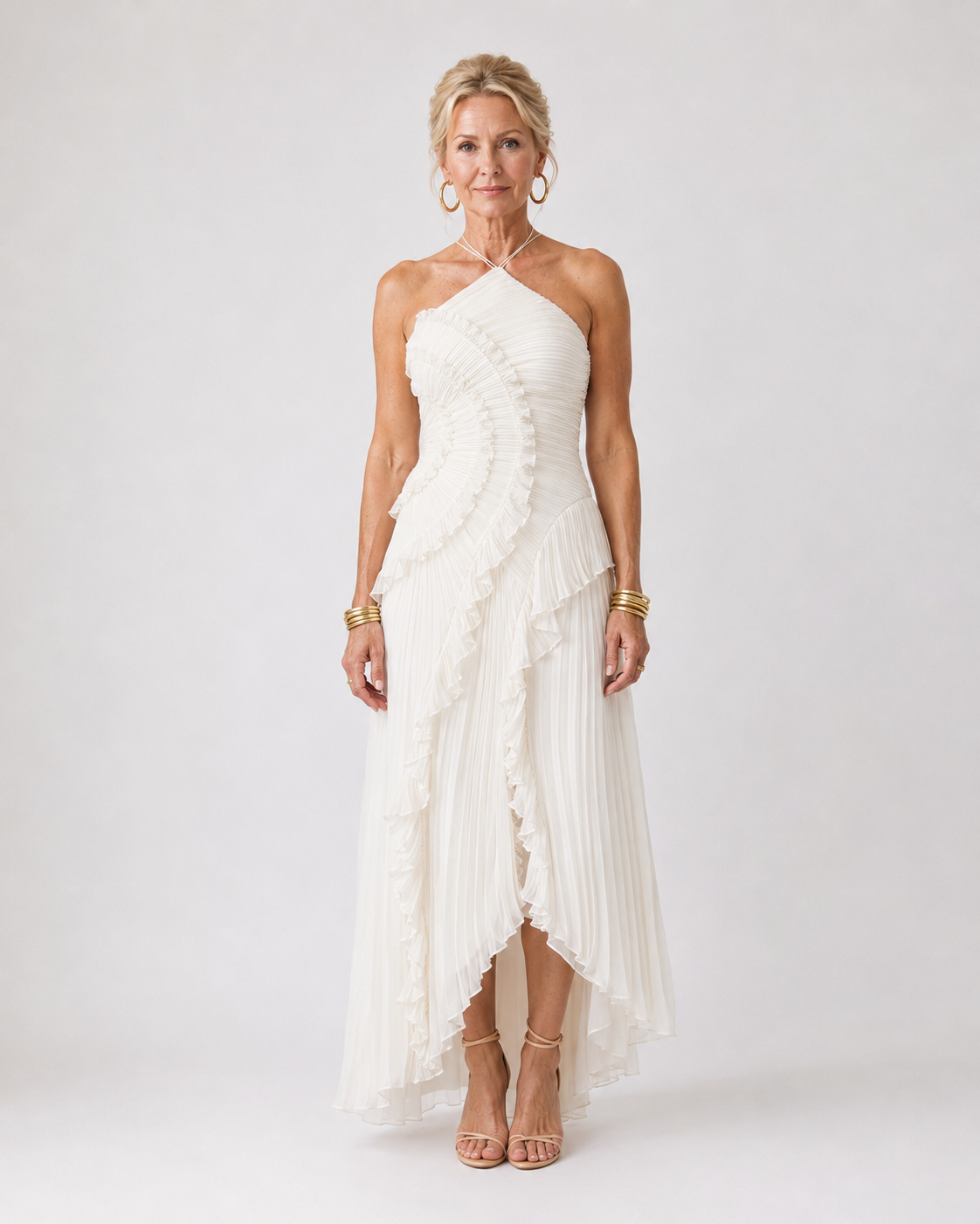 Melanie | Occasion Dress - White