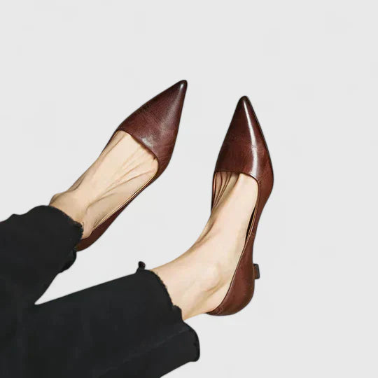 Nyah | Orthopedic Real Leather Heels