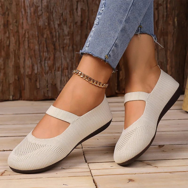 Astrid™ – Breathable Knit Ballet Flat