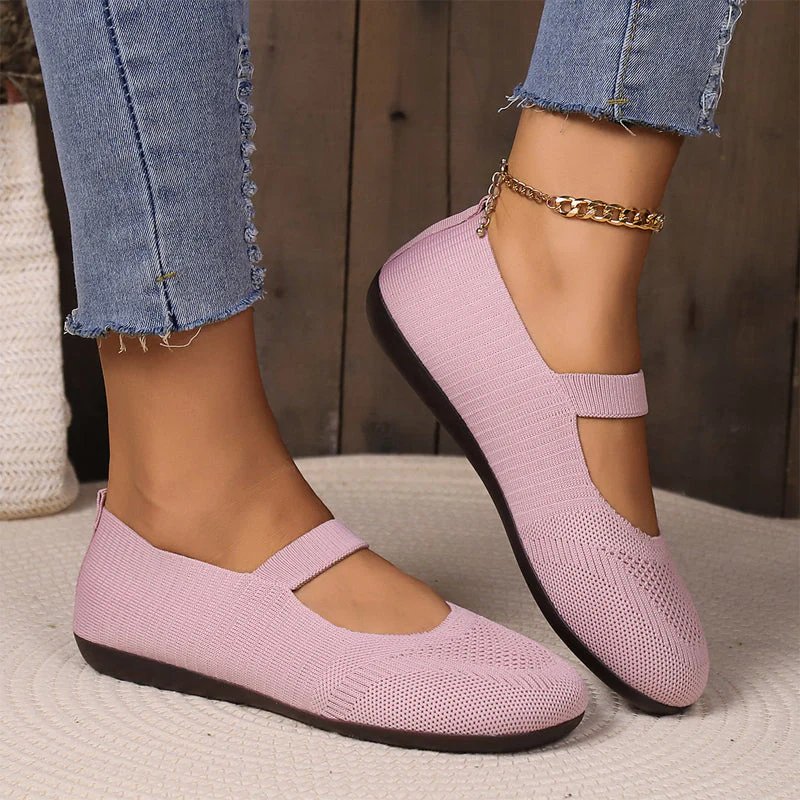 Astrid™ – Breathable Knit Ballet Flat