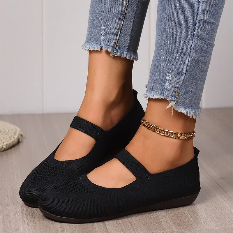 Astrid™ – Breathable Knit Ballet Flat