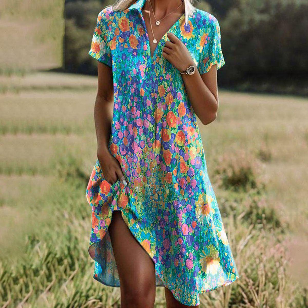 Hazel Boho Chic Summer Dress