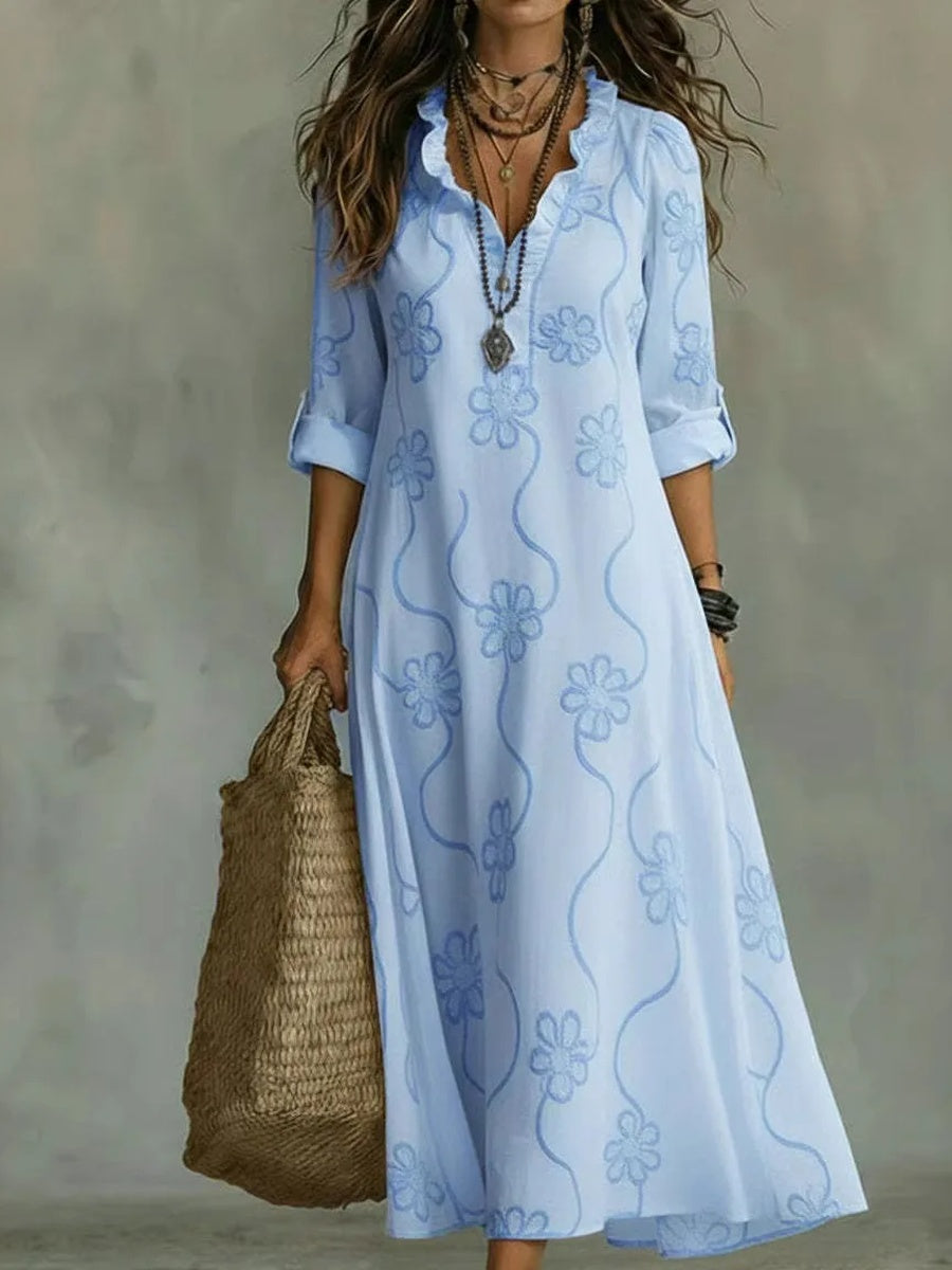 Sienna Floral Summer Long Dress